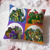 m-Mutant Ninja Turtles Cushion Cover Premium Comfort Reversible Pillow Cove -Two in One Design for Any Room & Car Interior