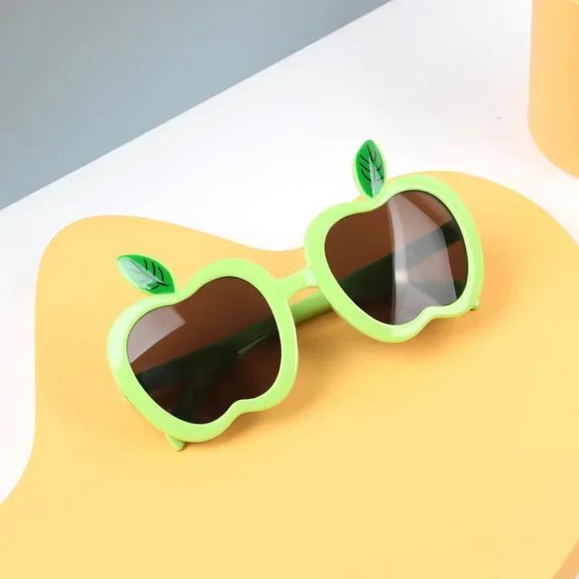 

Cute Apple-Shape Children S Sunglasses Trendy Beach Sun Glasses Uv400 Girls Boys Eyeglasses Outdoor Shades Decoration Eyewear