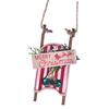 Seasonal Sled Christmas Ornament User Friendly Decoration For Indoor Outdoors Use