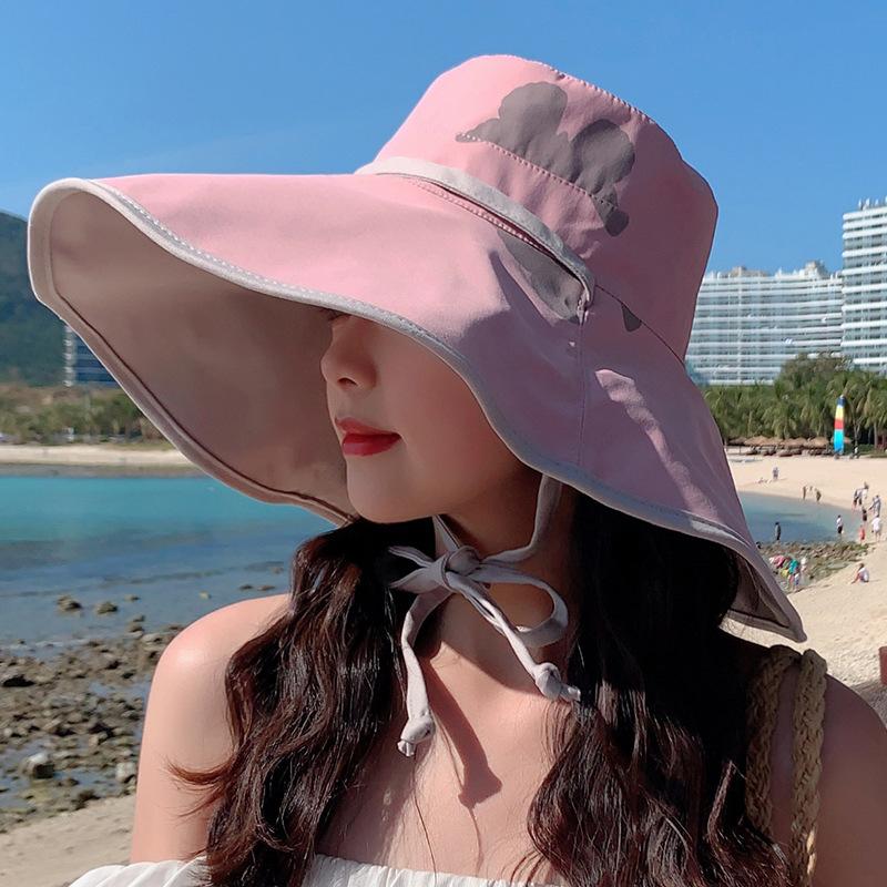 Double -Sided Big -Sunshade Hat Female 