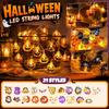 Halloween String Lights with LED Pumpkin and Lights for Outdoor Holiday Decoration