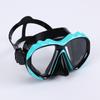 Maschera da Immersione in Silicone per Bambini e Adulti con Snorkel - Lente in Vetro Temperato HD, Montatura Grande
