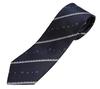 Zero Style Cravat Necktie, 100% Silk, Brand: DAVINCI, MusicMusical NoteInstrument Design (Navy (Musical Note))