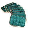 Elegant Velvets Jewelry Storage Tray Pendant Holder Elegant Jewelry Box Stackable Display Showcase Plate for Necklace