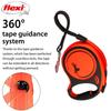 Flexi Orange Xtreme Retractable Pet Traction Cord For Dog Exercise And Play