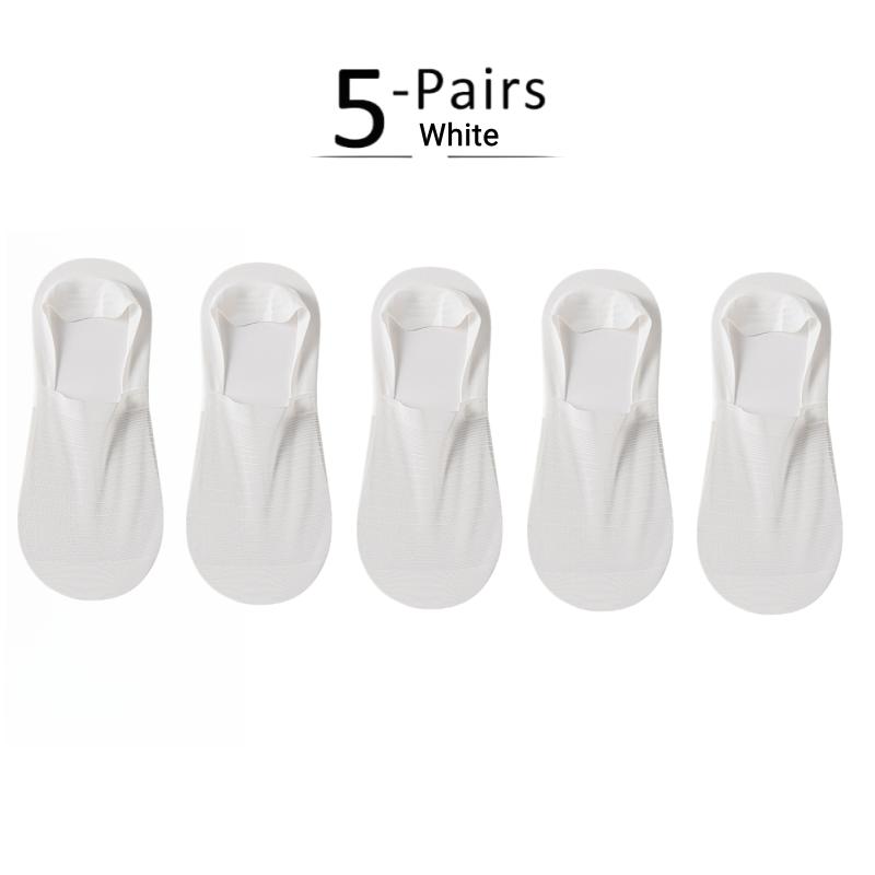 Men's Mesh Breathable No-Show Socks Ultra Lightweight Invisible Athletic Casual Socks for Sports Gym Running  (1 Pair / 5 Pairs)
