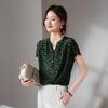 SOFSIL 2026 Summer Silk Short Sleeve Printed Shirt