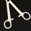 1Pc Disposable Sterile Slotted Round Navel Forceps Clamp Triangle Open Plier Ear Nose Piercing Tools Tattoo Piercing Supply
