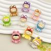 Cartoon Multicolor Glitter Animal Resin Accessories for DIY Jewelry, Keychains, Magnets, Hair Clips, and Ties