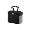 Fabric Zippered Lunch Bag with and Dual Handles for Work School Travel Picnic Use
