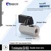 Compact Ball Valve with Double Male/Female Thread, Sizes 1/4", 3/8", 1/2", Pneumatic Polished Electroplated Switch Valve Accessory.