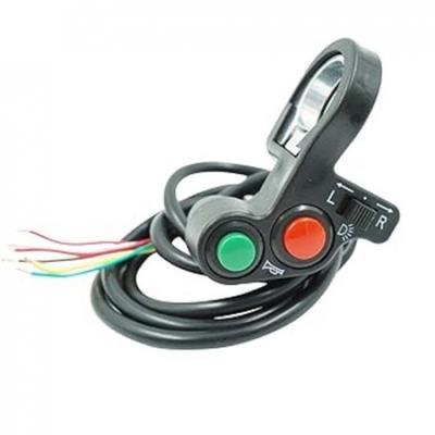 Commutateur de guidon de moto 7/8'' 22mm avec clignotant, phare, klaxon Fonction