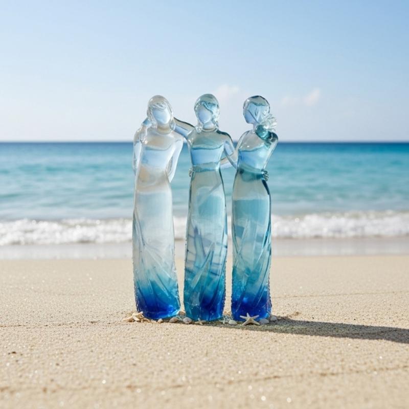 Sister Birthday Gift for Women Unique Sentimental Memory Present for Sister Best Friend Premium Resin Art Decors