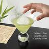 Japanese Style Martini Glass Cup Short Foot Beaded Cocktail Glasses Cups Thin Champagne Glass Transparent Wine Glasses Cup