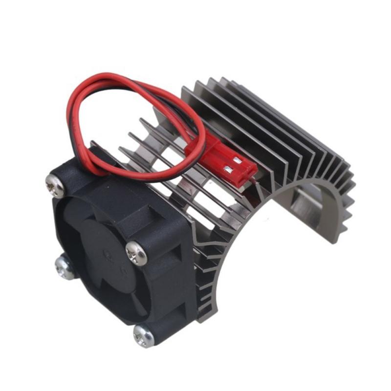 CrazyHobby 30mm RC Cooling Fan & Heatsink Combo For 540/550 Motors & ESC (Black/Gold) - View #12