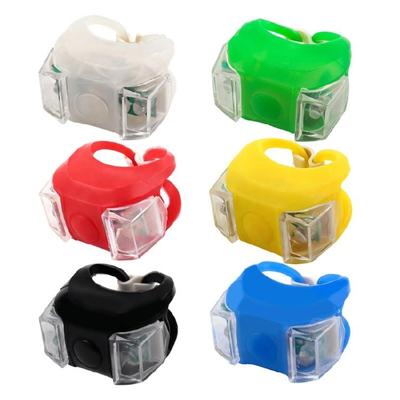 Waterproofed Rechargeable Bicycles Light 6 Brightness Models Flexible Silicones Mount For Night Cycling Safety Accessory