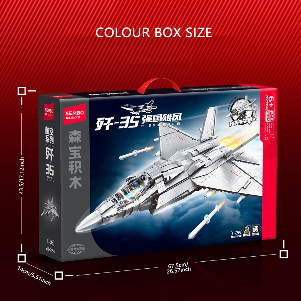 Non-Toxic Sembo Block Military Aircrafts Weapons Assemblage Building Blocks Moc Fighter Model Bricks Kit Toys Kids For Children Holiday Gifts