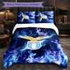 Biancheria da letto a tema Lazio FC Set 3 Pezzi Copripiumino Biancheria da letto decorativa per camera da adolescente Decorazione per la casa