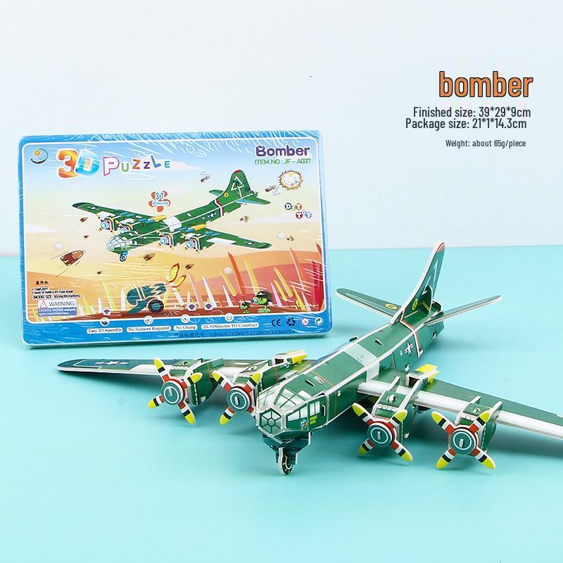 3D Stereo DIY Paper Puzzle - Handmade Small House Toy for Children Aged 3-6.