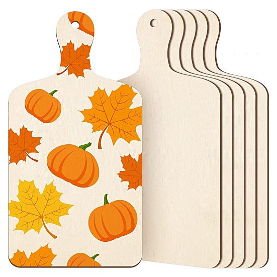 Serveringsbrett God Glatt Kant Tre Skjærebrett Tre DIY Hakkebrett Kjøkkendekorasjon Trebrett for Hjemmet