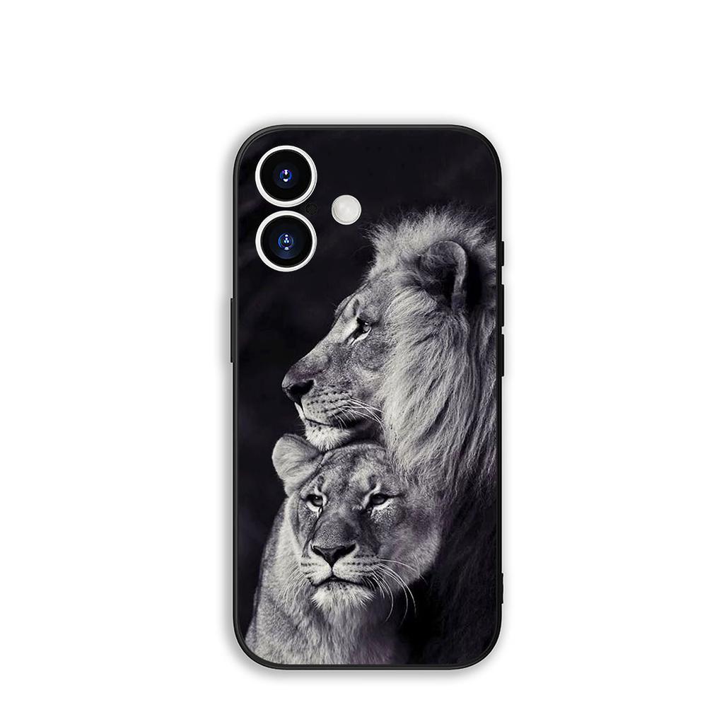 for OPPO A18 A16 A17 A38 A54 A40 A60 A80 A78 A79 A57 A55 A96 A15 A12 a53 Phone Cover Case Art Lion