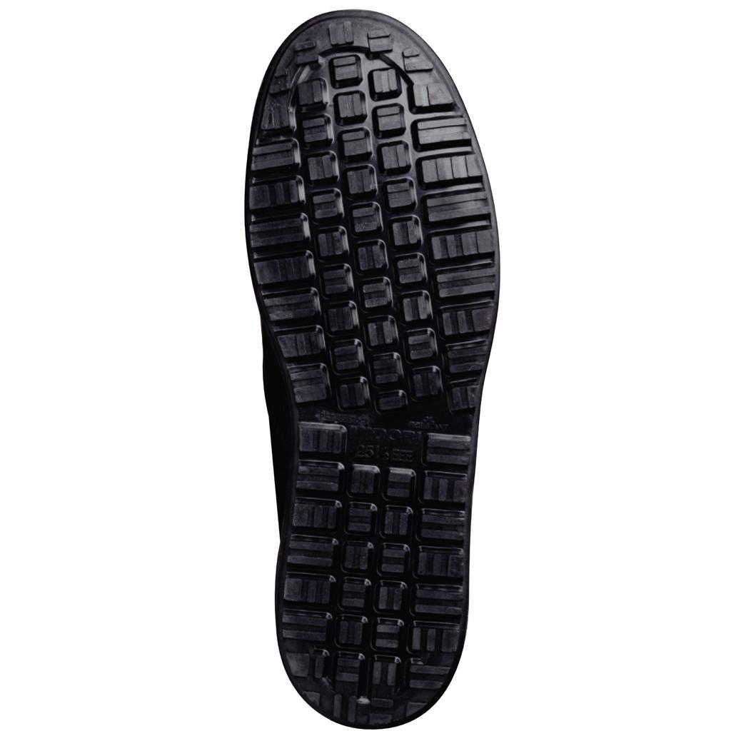 Midori Anzen High Grip Unisex Loafer Work Shoes H230D Size Black, 23.0cm