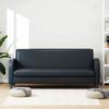 VidaXL 3-seater Sofa Faux Leather Black