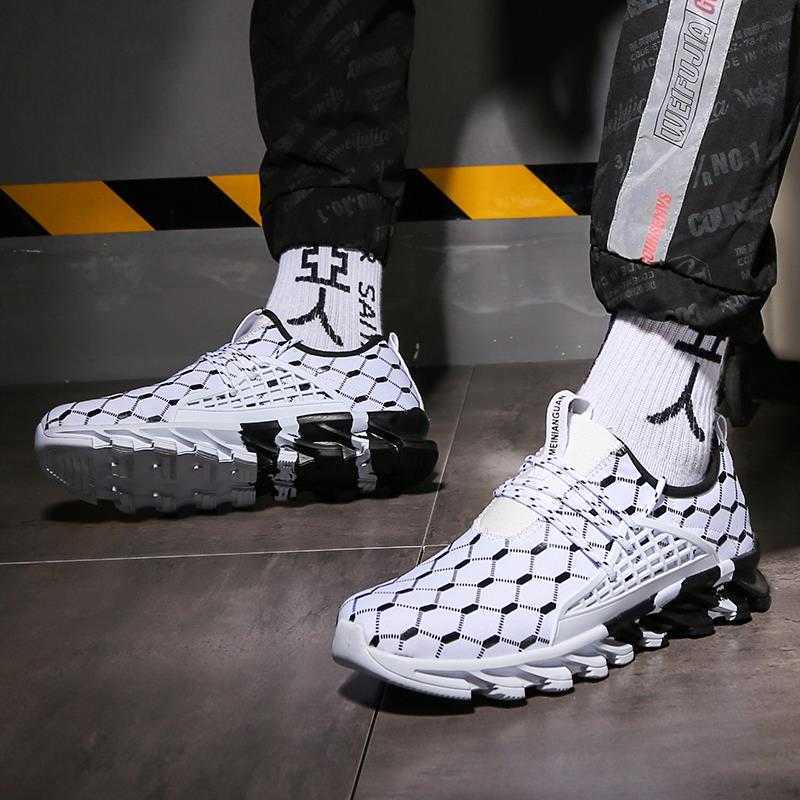 Big Size Men Shoes Light Breathable White Sneakers Men Casual Shoes Spring  New Fashion Comfortable Walking Shoes For Men