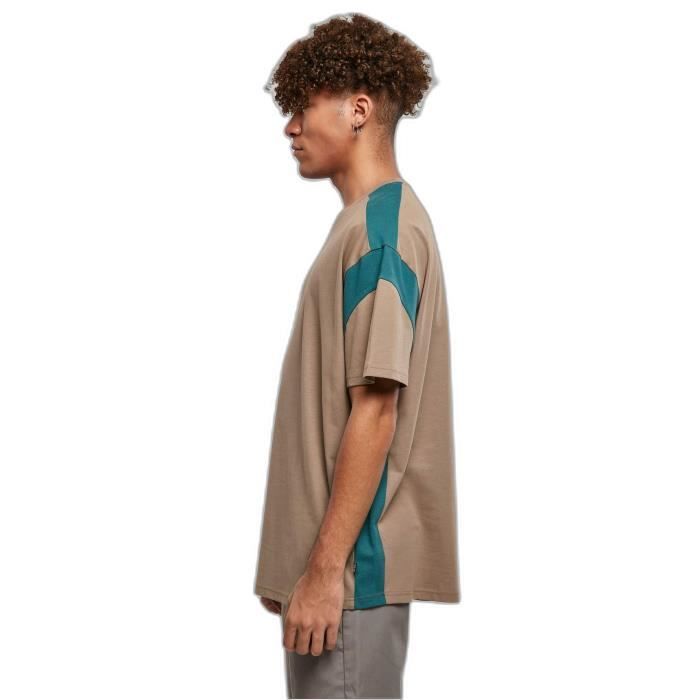 T-shirt Urban Classics Active - khaki/bleu canard - M
