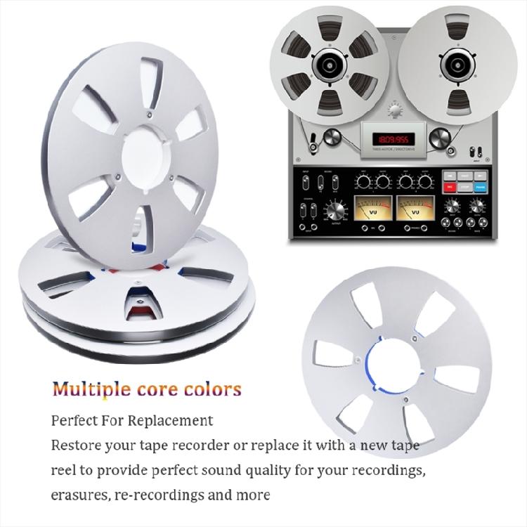 Aluminum 6 Hole Reel With 10.5Inch Empty Tape Nab Hub Disk For Studio Recording Equipment