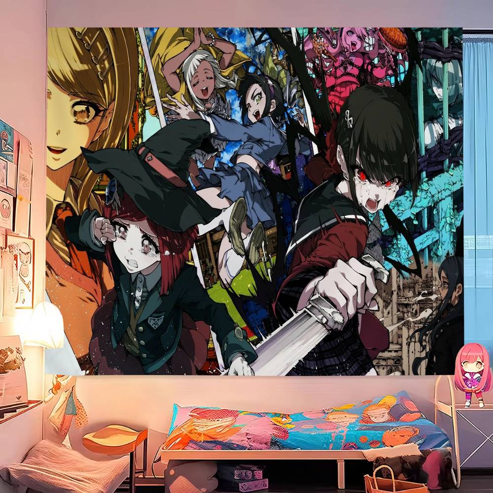 Anime Gra Danganronpa Wisząca Bohemian Tapiseria Bohemian Tapiserie Ścienne Mandala Kawaii Wystrój Pokoju