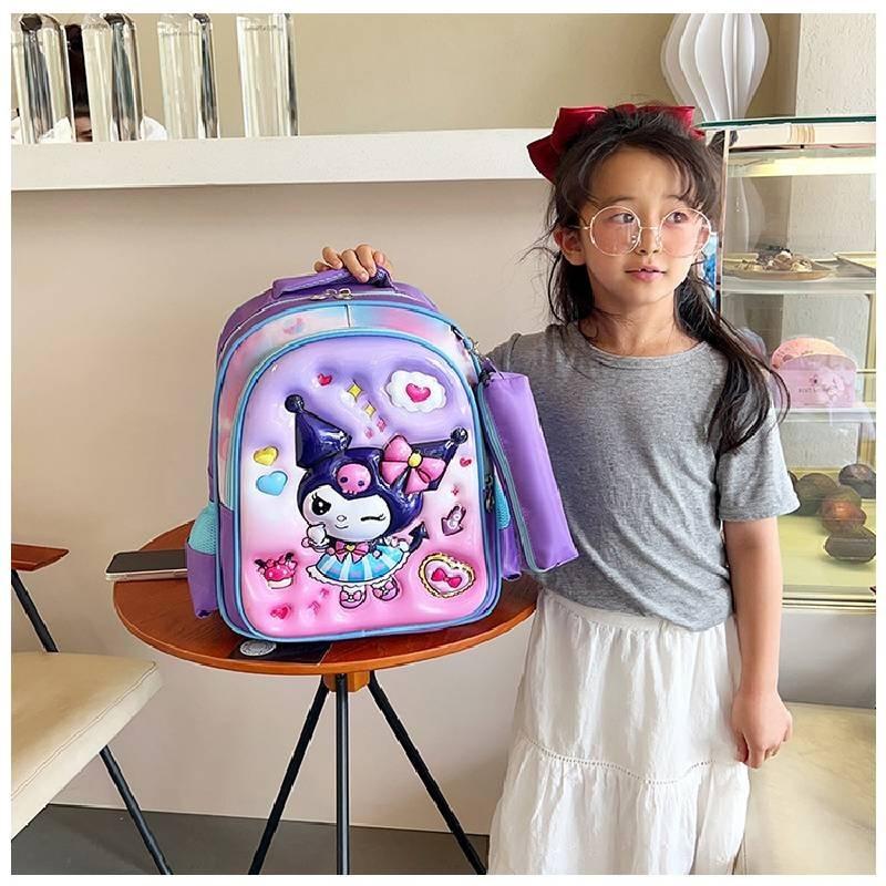 Adorable 3d Cartoon Hard Shell Kids Backpack For School With Cute Curved Straps