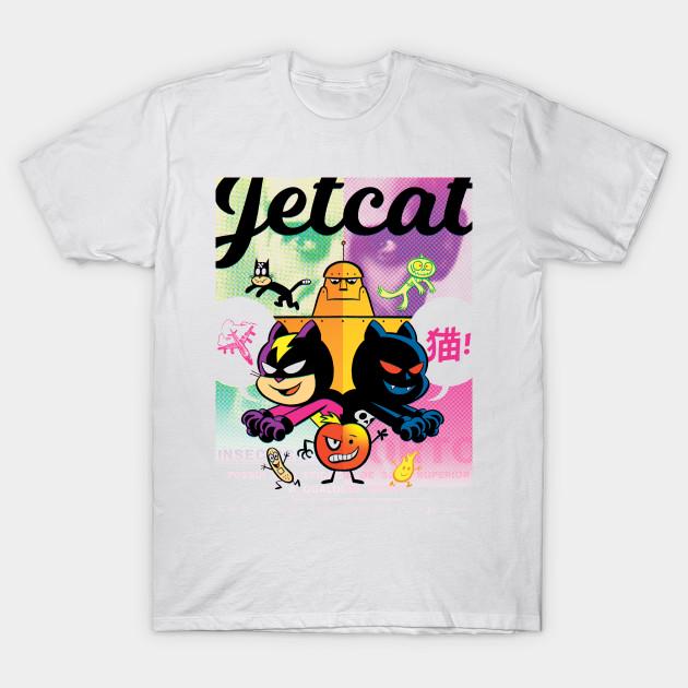 

Unisex Fashion TShirt Jetcat Returns Print TShirt Plus Size S-5XL T-Shirt 100%Cotton Tops O Neck Short Sleeve Tees XXL білий