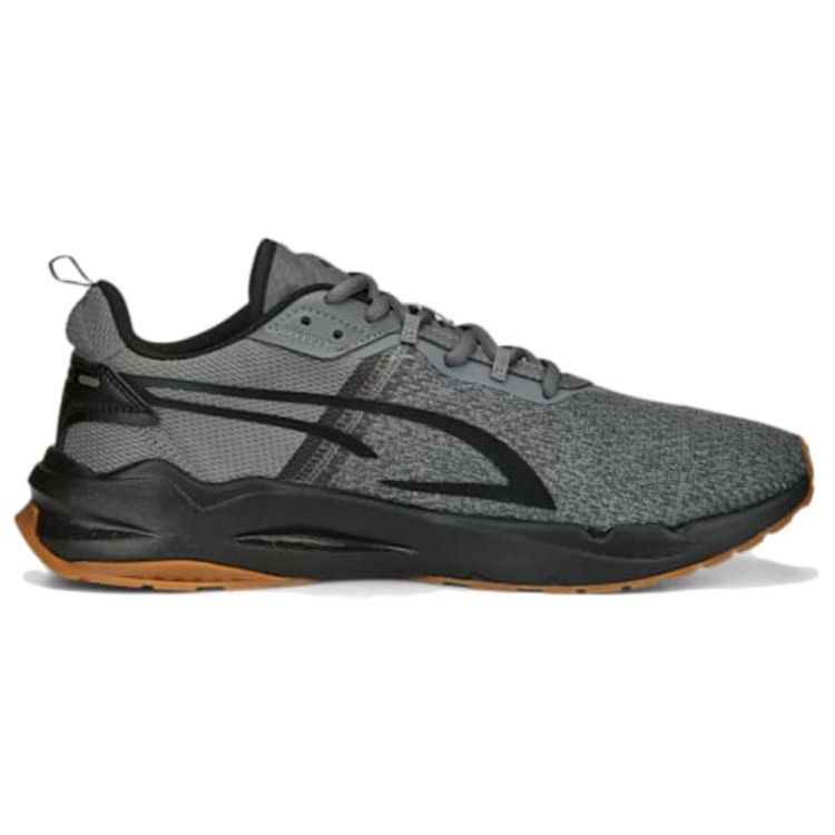 Puma Stride Breathable Comfortable Fabric Shock Absorbing Non-Slip Wear-Resistant Low-Top Casual Running Shoes Men Sneaker Gray 389422-04