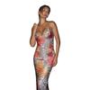 Dress Cross-Border Summer 2024 New Arrival Silm Sexy Long Dress Fashion Style Sexy Leopard Print Strap Dress