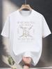 100% Pure Cotton Graphic T-shirt - "Dead Men Tell No Tales" Skull & Crossbones Design