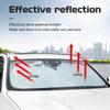 Car Windshield Sun Visor UV Sunshade Protection Shield For Jeep Grand Cherokee Wrangler JK Gladiator Compass Renegade Wagoneer
