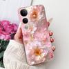 For Vivo V50 Lite V50 V2427 V2441 Elegant Floral Butterfly Phone Case For Vivo V50 V50lite 5G Soft Silicone TPU Cases