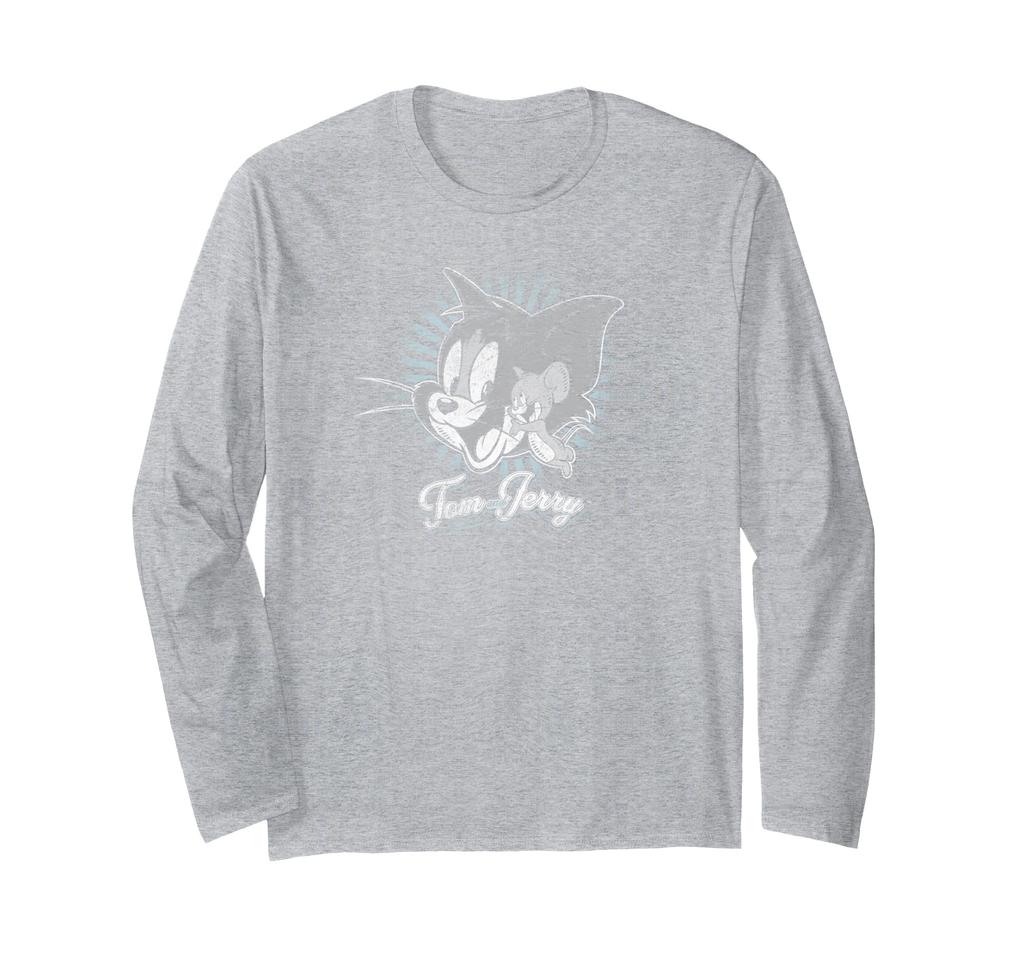 Tom and Jerry Happy Classic Pals Long Sleeve T-Shirt