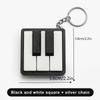 Mini Piano Keyboard Fidget Clicker Toy Satisfying Press Feeling Portable Keychain For Adults Office Stress Relief