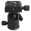 Panoramic Ball Head 360 Degree Rotating 38in Thread Metal Tripod Head with 14in Quick Release