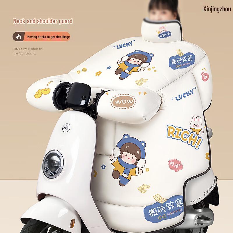 Winter Electric Vehicle Windproof Cover