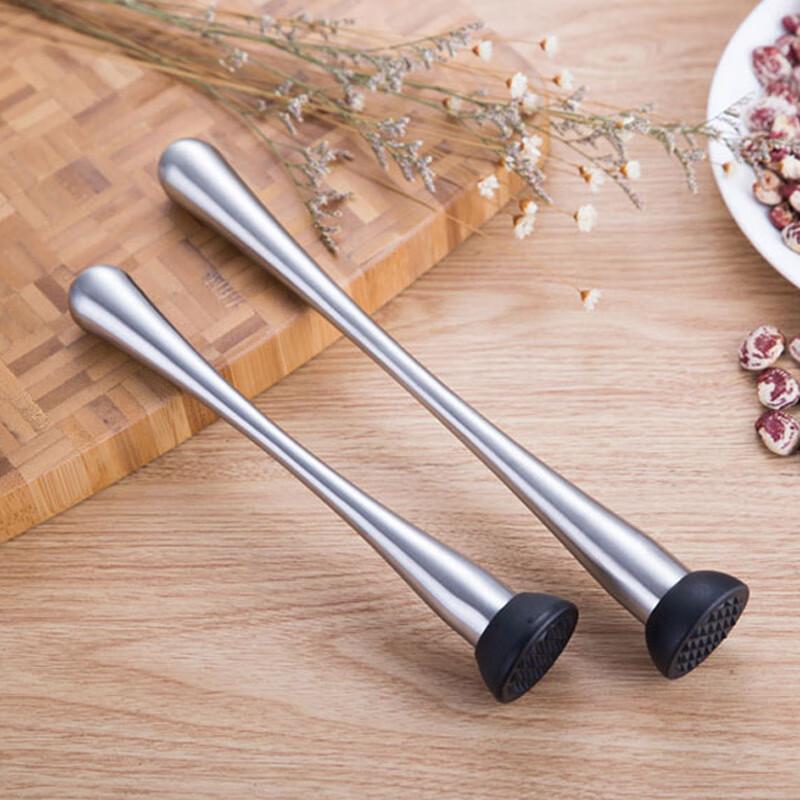 Quanshi 304 Stainless Steel Ice Crusher, Ice Hammer, Hand-Pressed Lemon Muddler, Juice Muddler, Cocktail Mixing Tool