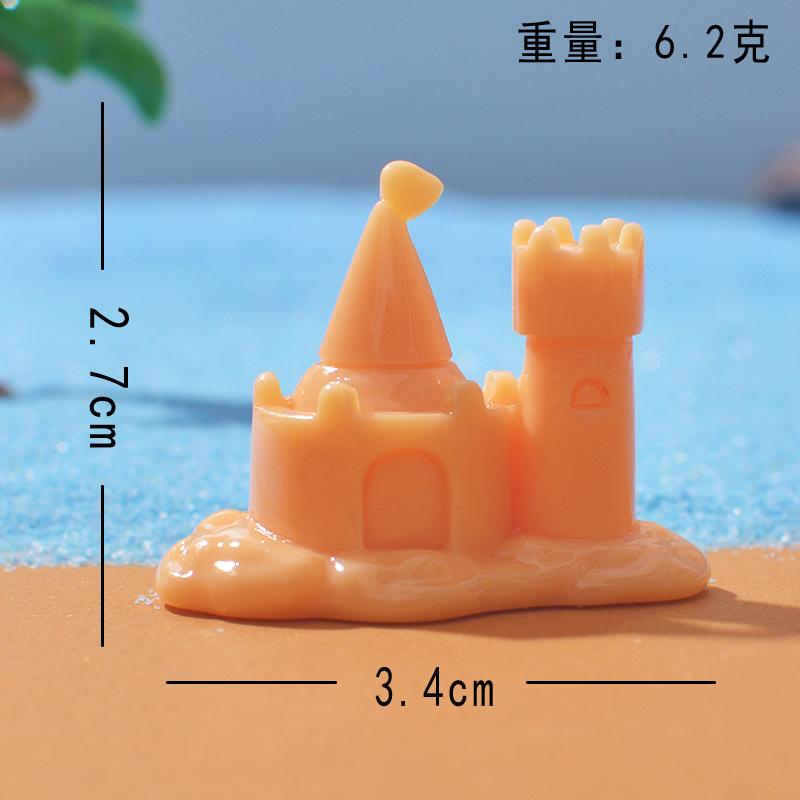 Resin Lighthouse Beach Figurine, Micro Landscape Ornament for Aquarium Decor, DIY Fish Tank Terrarium Accessory