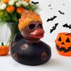 Halloween Resin Fiery Rubber Duck Cute Bathtub Duck Creative Home Ornament Bathroom Decor Unique Gift for Party Holiday