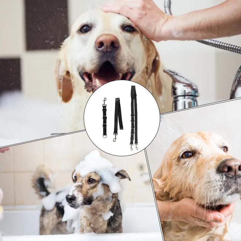 Pet Grooming Strap No Sit Haunch Holder Grooming Restraint 3X Nylon Pet Grooming Table Straps For Pet Dog Grooming Table