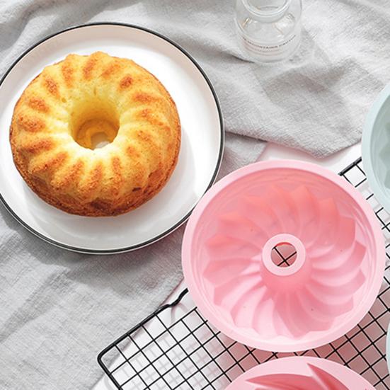 Spülmaschinenfestes Kuchenbackblech, gleichmäßig erhitztes Silikon, hochwertige, praktische Kuchenform, Kochgerät