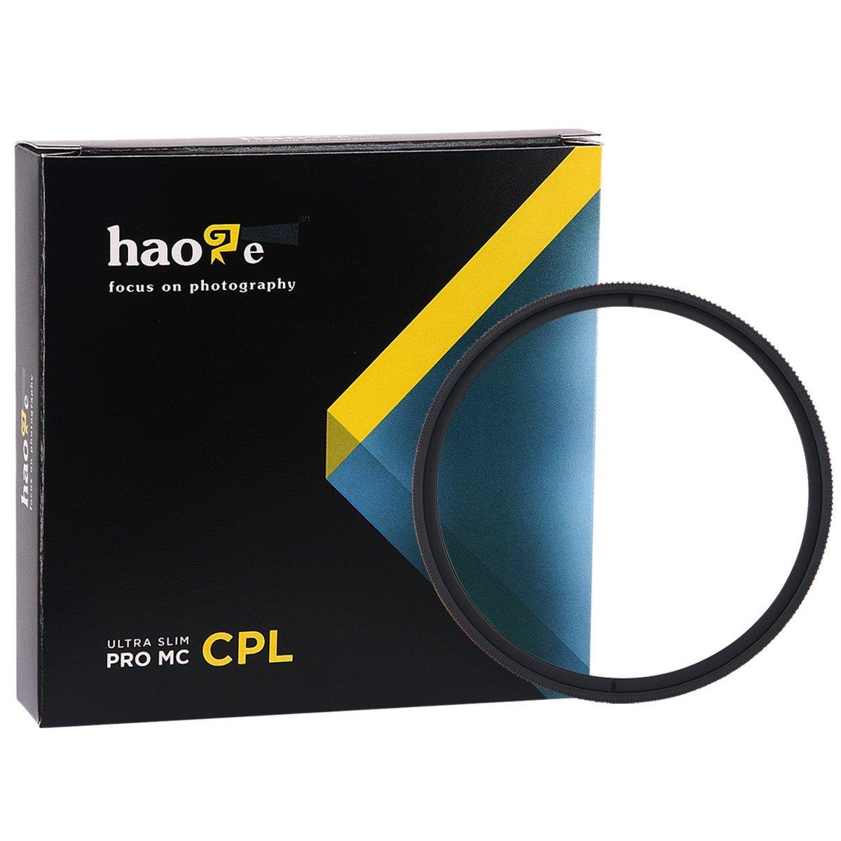

Haoge 58mm MC CPL Circular Polarizing Lens Filter for Canon and Lenses Multi-Coated 800D, 700D, 200D, 1300D, 60D, EF-S 18-55mm f/4-5.6, 55-250mm
