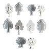Silicone Candle Mold Set For DIY Crafts Set of 5 Versatile Silicone Tree Molds for Candle Soap Gypsum Crafting Projects