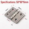 304 Stainless Steel Heavy Duty Industrial Flat Opening Thickened Mechanical Equipment Load-Bearing Hinge